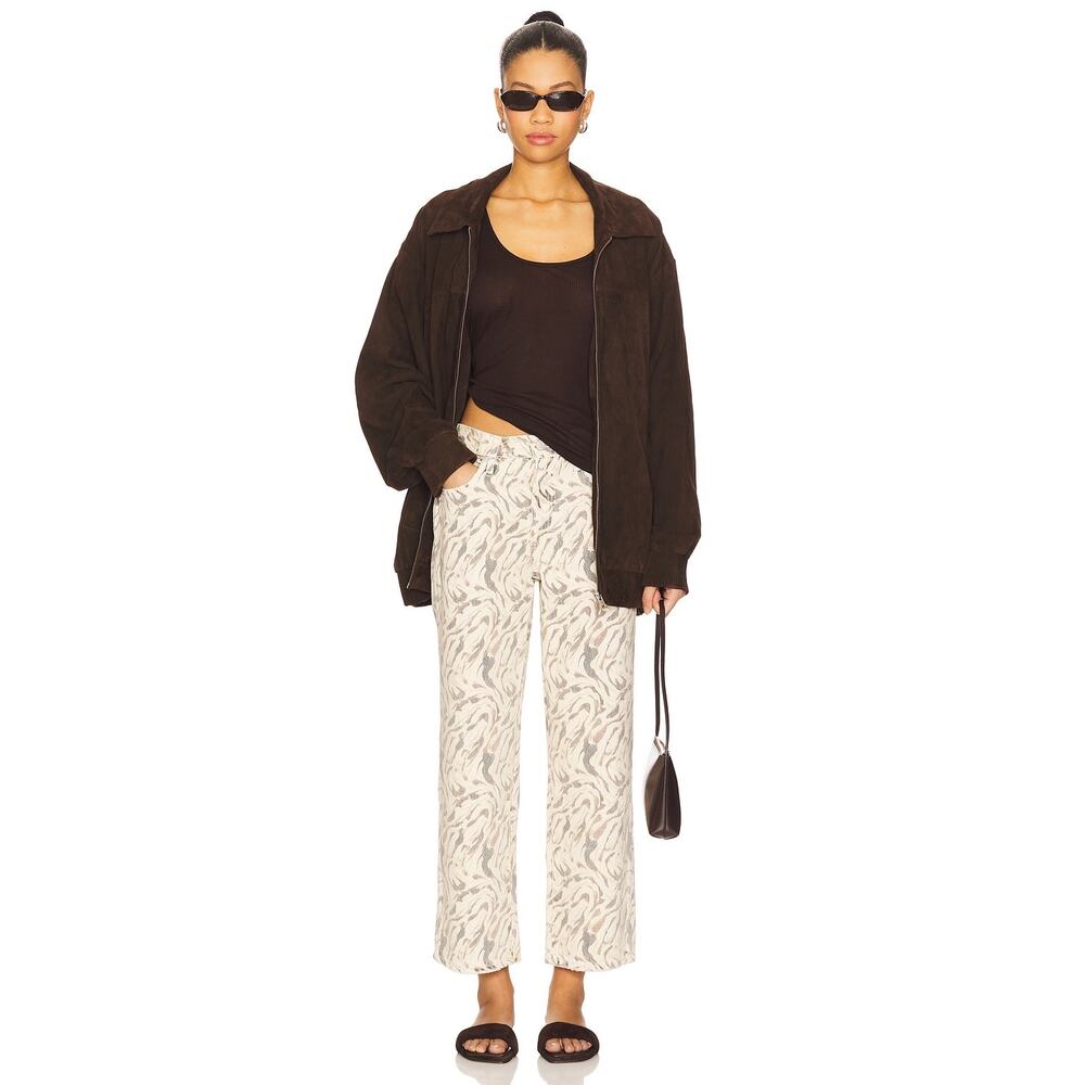 NWT Anthropologie Savanna AMO Billie Loose Fit Straight Leg Jeans 26